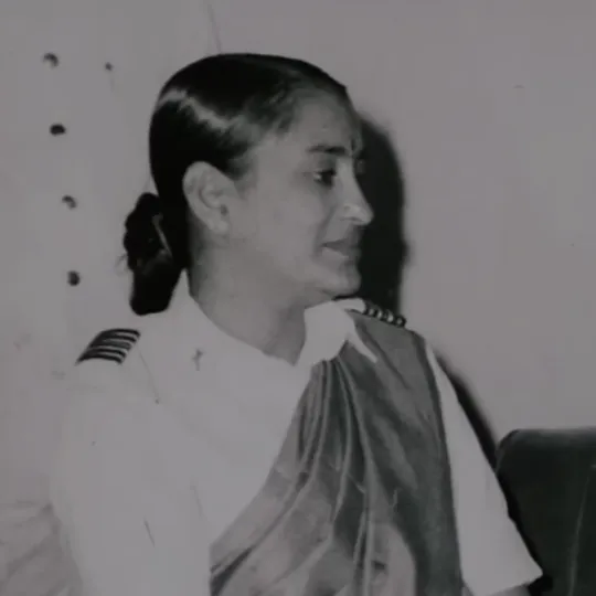 An indian lady in her Indian Air Force uniform